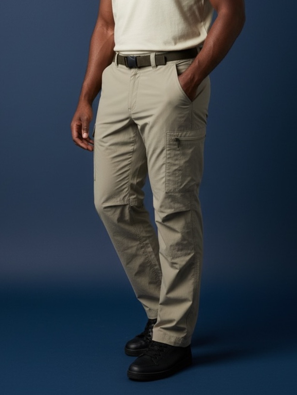 Columbia Men's Cargo Pants in Khaki - Lightweight Outdoor Utility